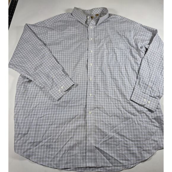 Roundtree & Yorke Button Down Shirt Men's 4XT Gold Label - Picture 1 of 5